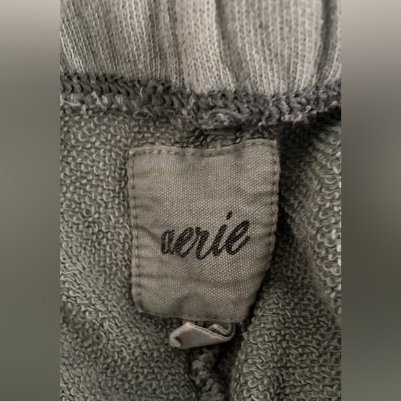 Aerie Sage Green Lounge Cotton Shorts Large - Picture 8 of 11